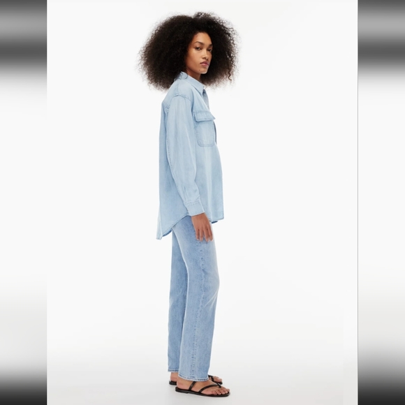 Aritzia Community Denim Button Down - Picture 1 of 4